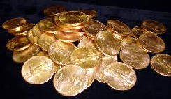 We buy gold coins 
